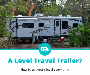 how to level a travel trailer